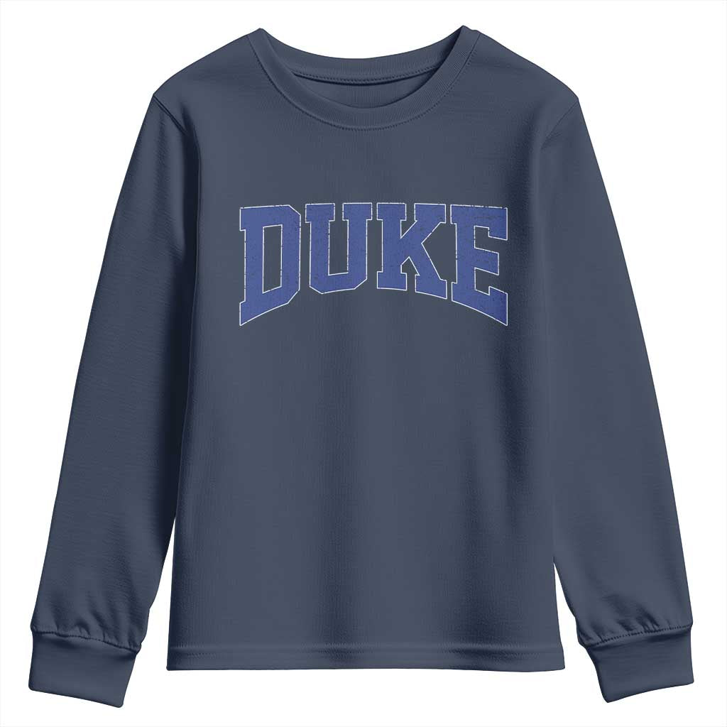 Duke Bold Script Name Sports Fans Youth Sweatshirt