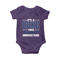 Its A Duke Thing You Wouldn't Understand Baby Onesie Funny Family Name