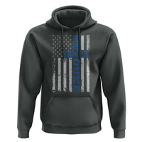 God Family Duke Hoodie Blue Game Day Vintage American Flag