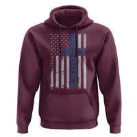 God Family Duke Hoodie Blue Game Day Vintage American Flag