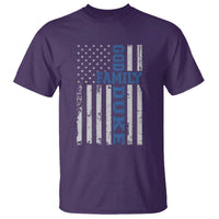 God Family Duke T Shirt Blue Game Day Vintage American Flag