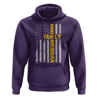 God Family Michigan Hoodie Game Day Vintage American Flag