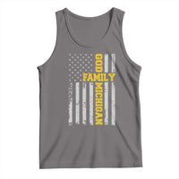 God Family Michigan Tank Top Game Day Vintage American Flag