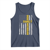 God Family Michigan Tank Top Game Day Vintage American Flag