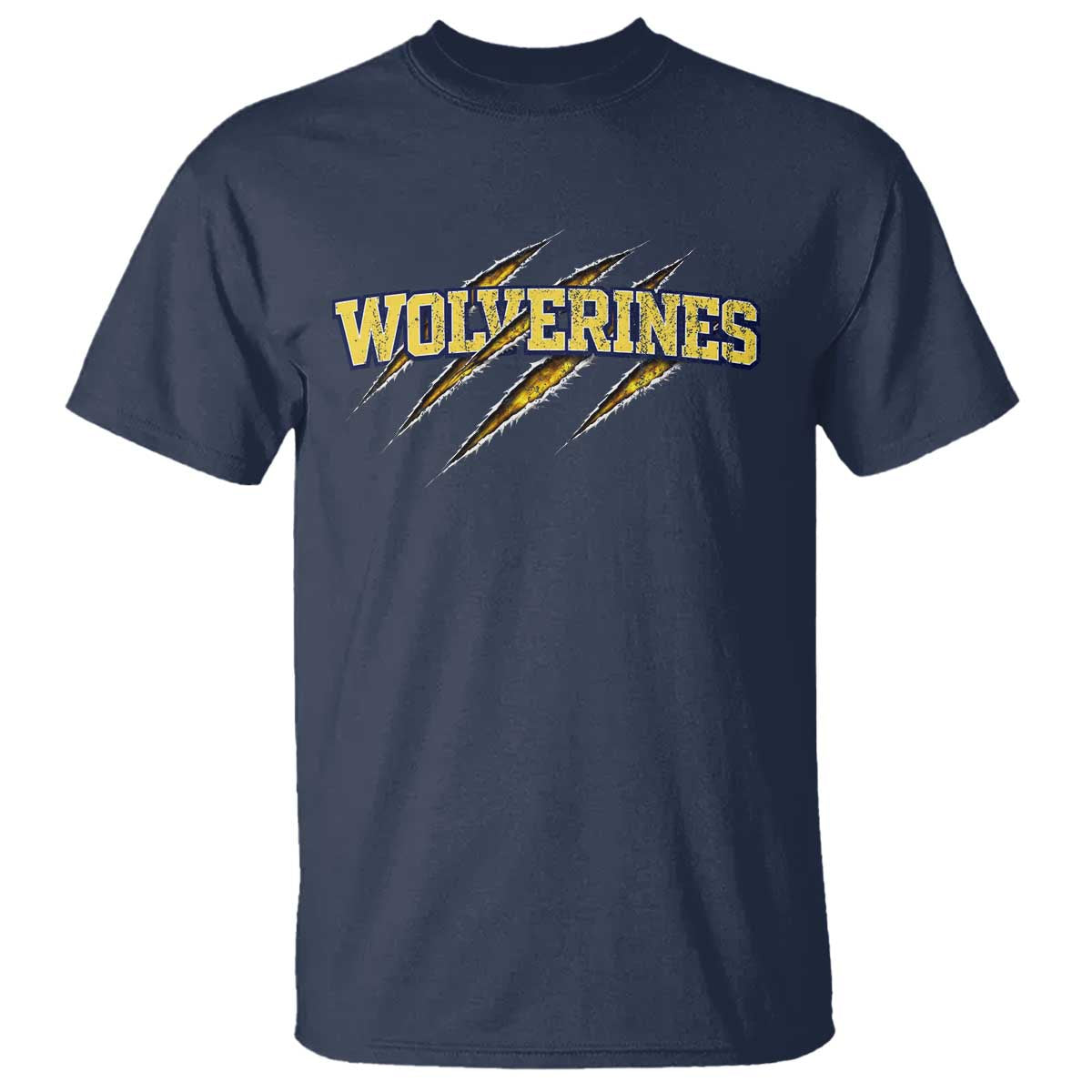 Wolverine Lover Sports Game Day Scratch Mark T Shirt