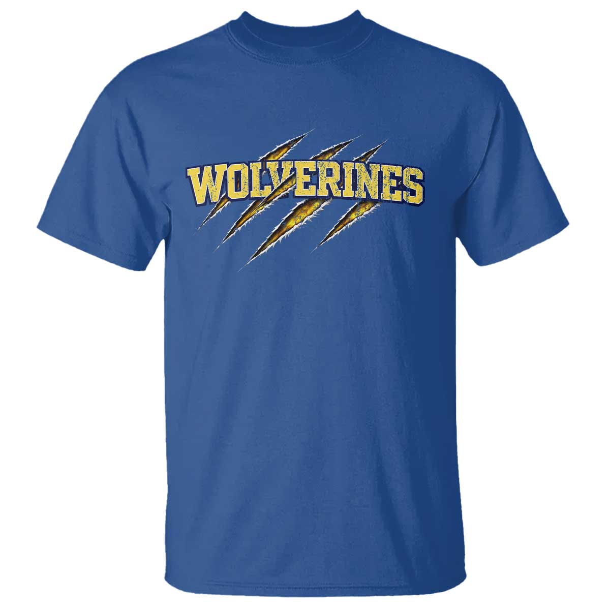 Wolverine Lover Sports Game Day Scratch Mark T Shirt