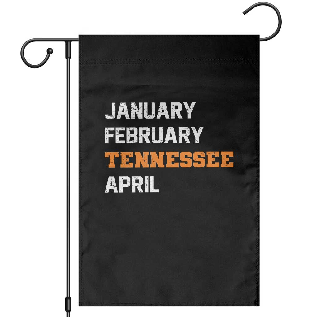 January February Tennessee April Garden Flag Basketball Game Day