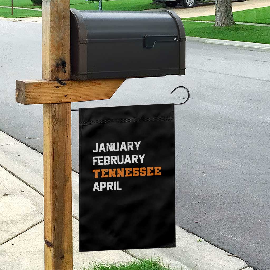 January February Tennessee April Garden Flag Basketball Game Day