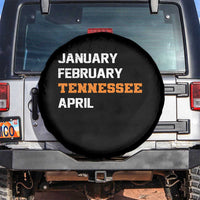 January February Tennessee April Spare Tire Cover Basketball Game Day