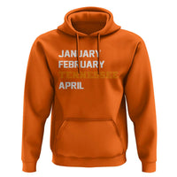 January February Tennessee April Hoodie Basketball Game Day