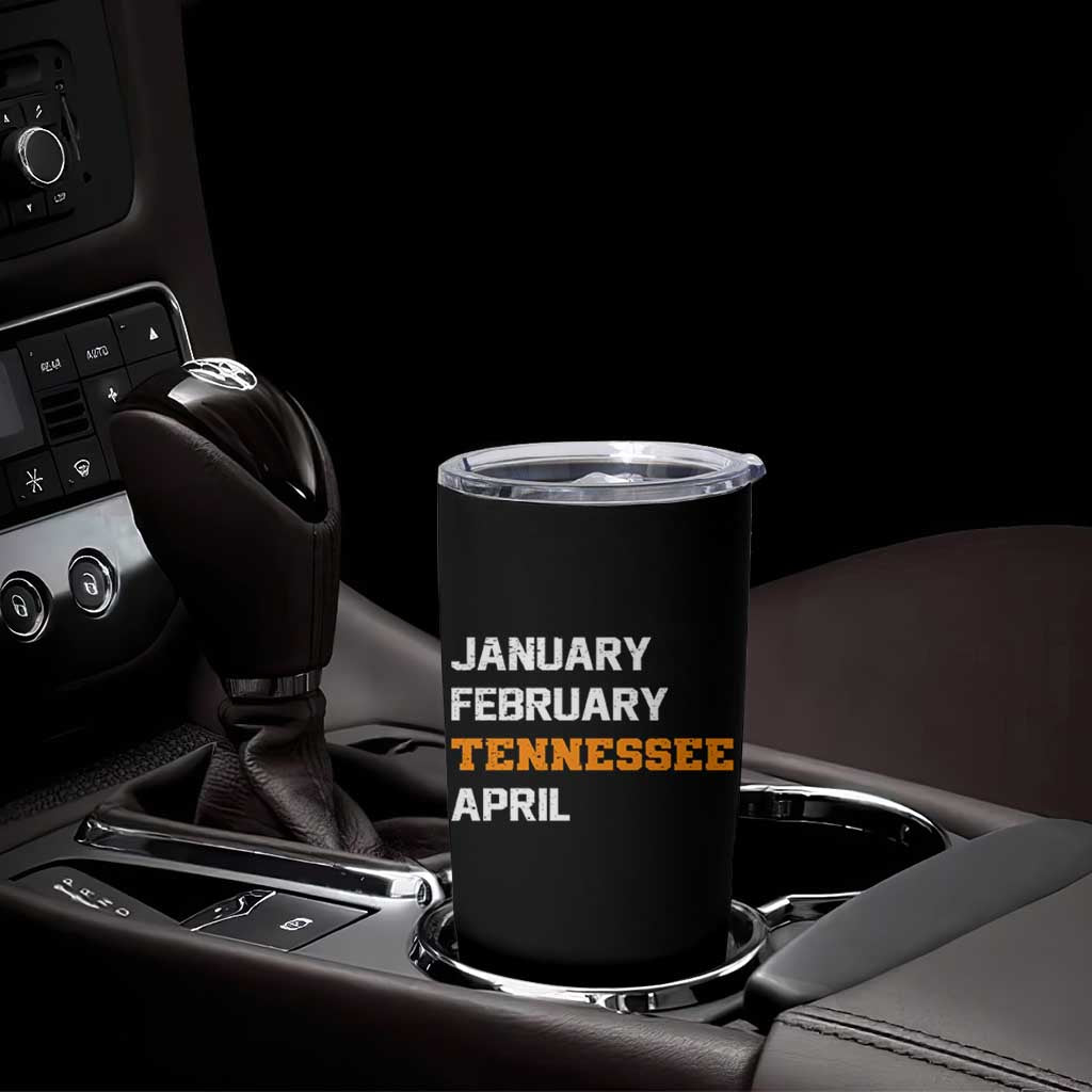 January February Tennessee April Tumbler Cup Basketball Game Day