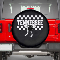 Tennessee Fan Spare Tire Cover TN State Sport Coquette Bow Checkered Design Game Day