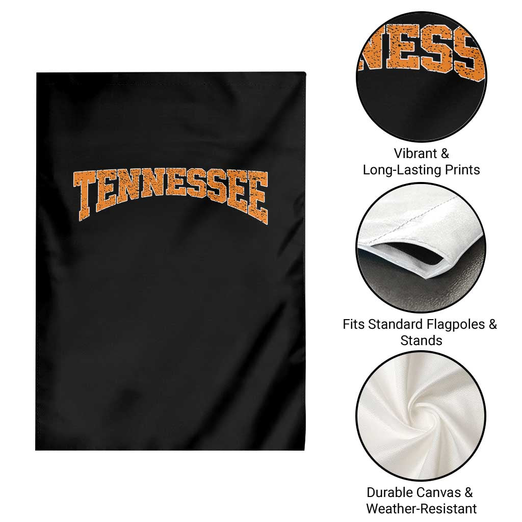 Tennessee Fan Garden Flag Orange Bold Sport State Letters Game Day