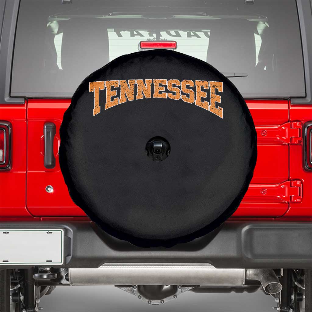 Tennessee Fan Spare Tire Cover Orange Bold Sport State Letters Game Day