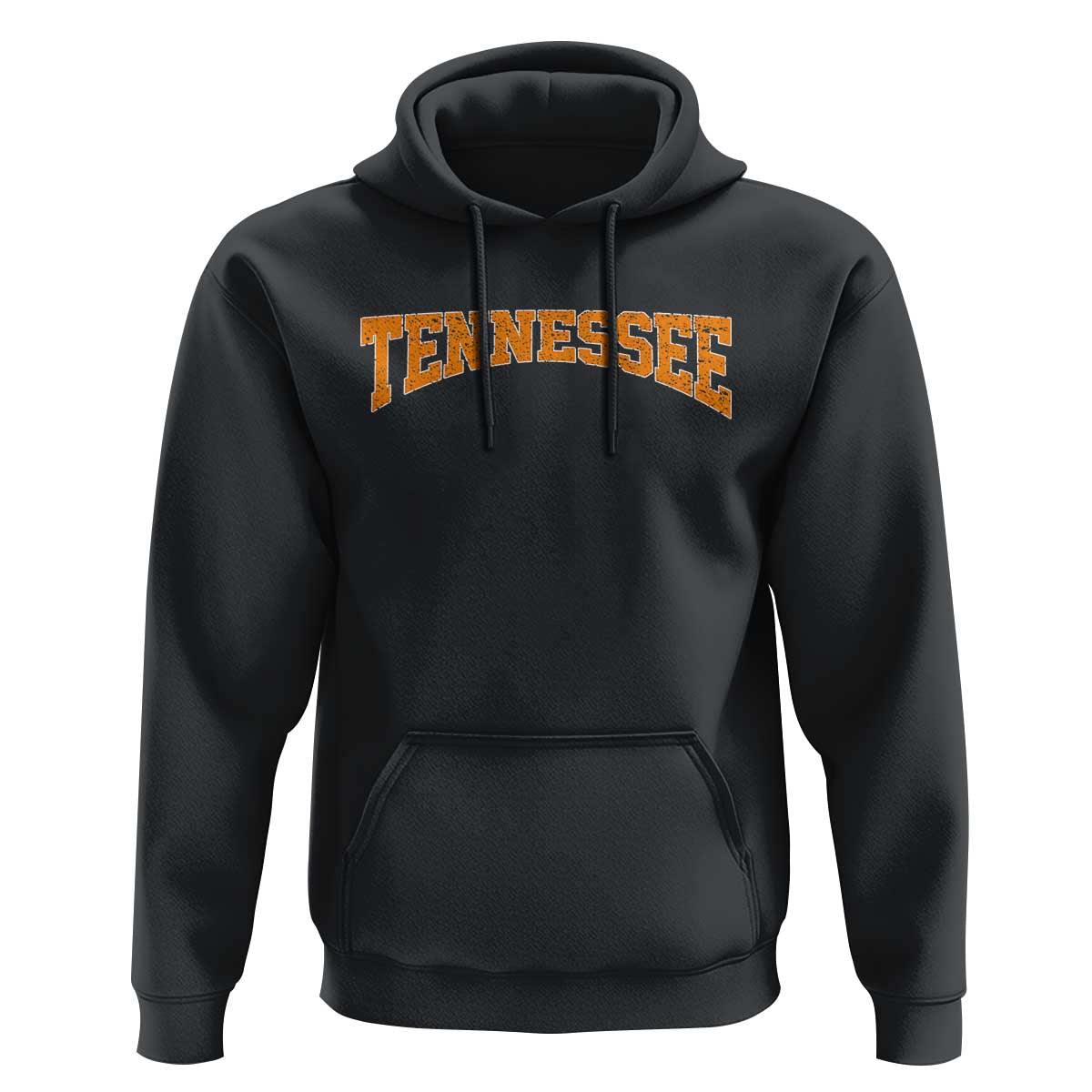 Tennessee Fan Hoodie Orange Bold Sport State Letters Game Day