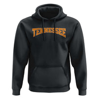 Tennessee Fan Hoodie Orange Bold Sport State Letters Game Day