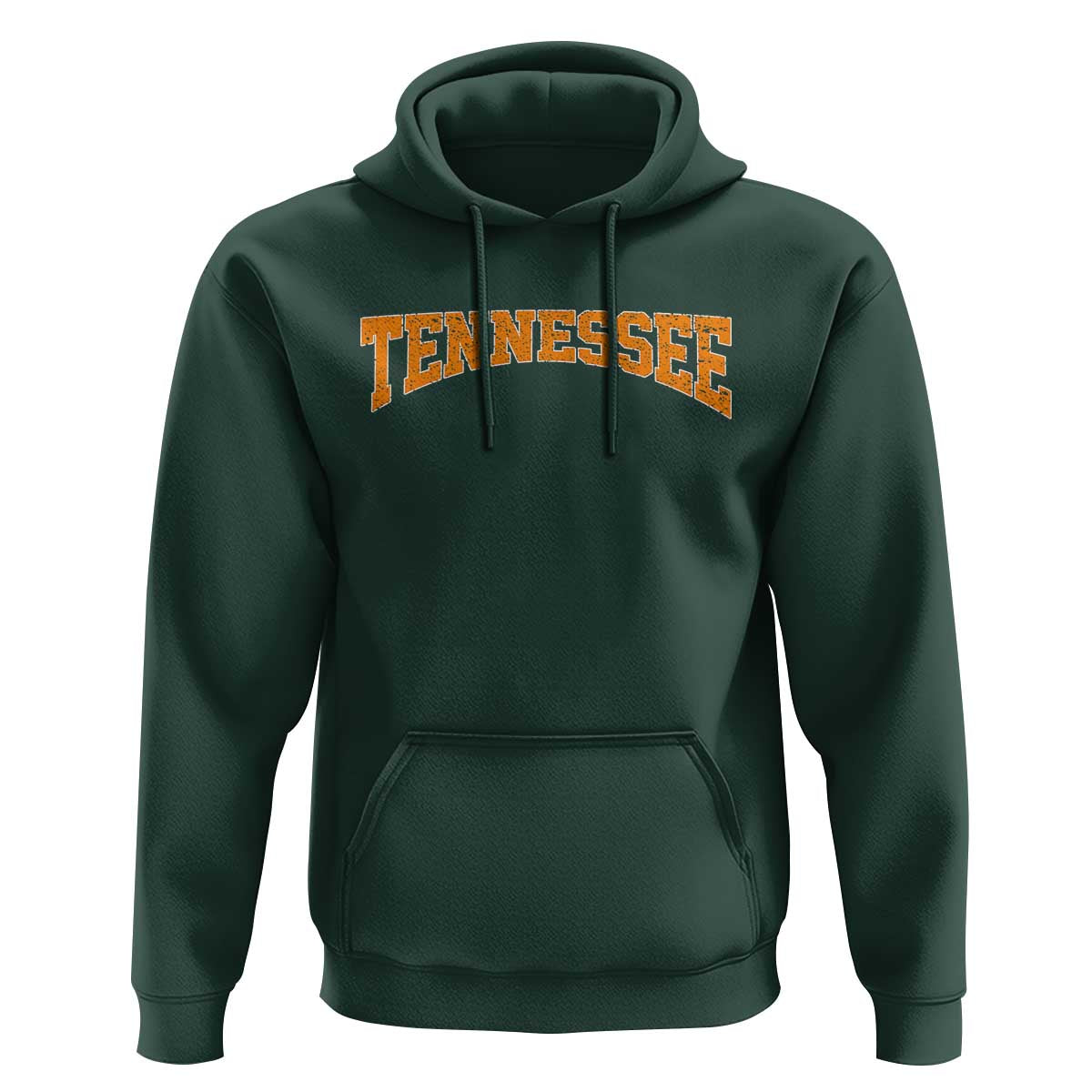 Tennessee Fan Hoodie Orange Bold Sport State Letters Game Day