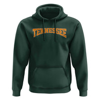 Tennessee Fan Hoodie Orange Bold Sport State Letters Game Day