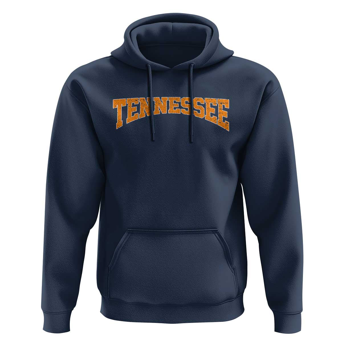Tennessee Fan Hoodie Orange Bold Sport State Letters Game Day
