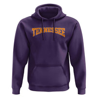 Tennessee Fan Hoodie Orange Bold Sport State Letters Game Day