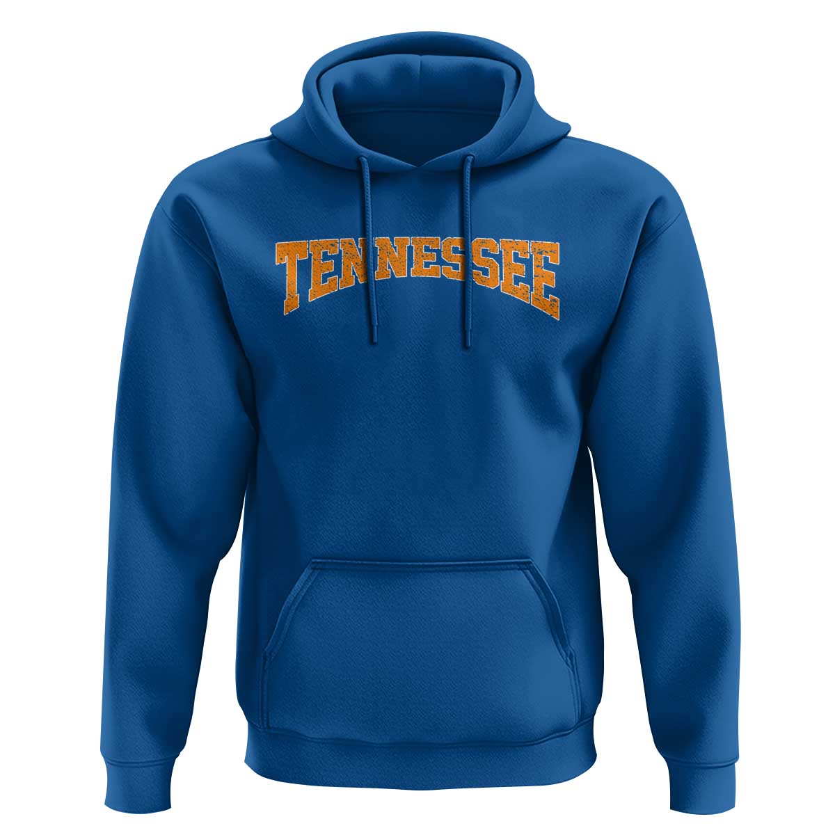 Tennessee Fan Hoodie Orange Bold Sport State Letters Game Day