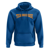 Tennessee Fan Hoodie Orange Bold Sport State Letters Game Day