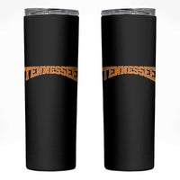 Tennessee Fan Skinny Tumbler Orange Bold Sport State Letters Game Day