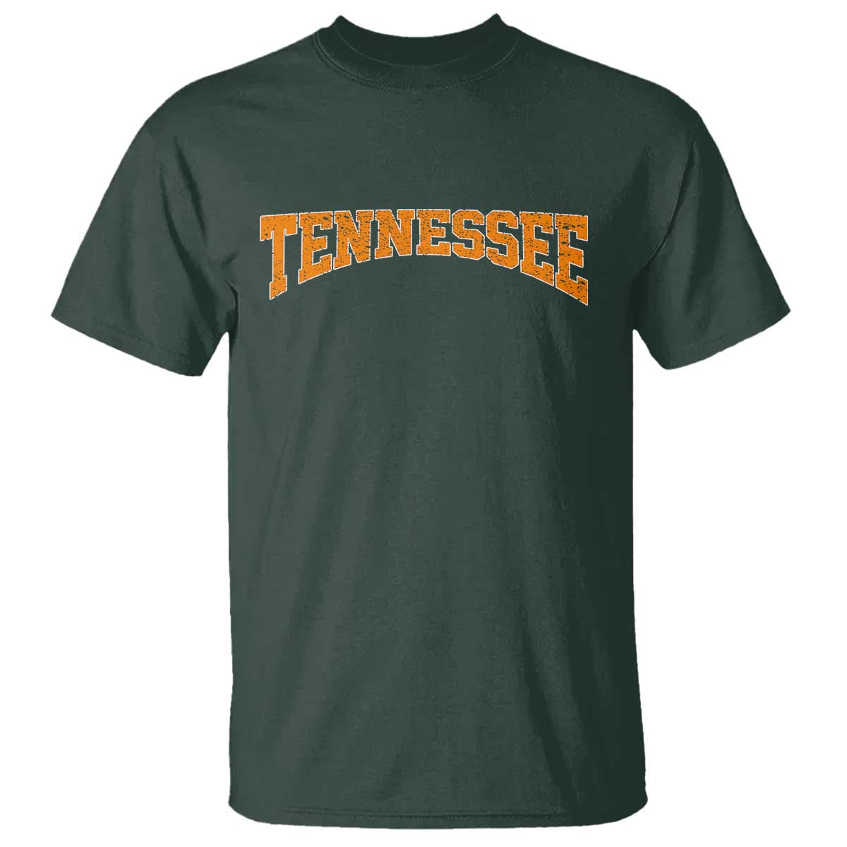 Tennessee Fan T Shirt Orange Bold Sport State Letters Game Day