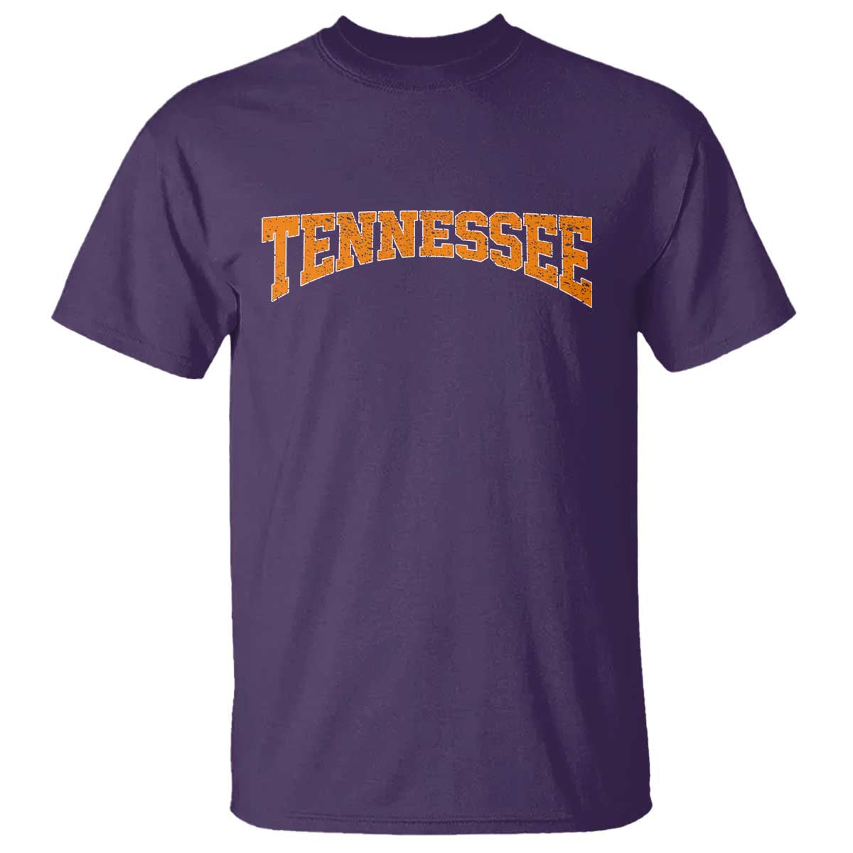 Tennessee Fan T Shirt Orange Bold Sport State Letters Game Day