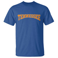 Tennessee Fan T Shirt Orange Bold Sport State Letters Game Day