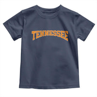 Tennessee Fan Toddler T Shirt Orange Bold Sport State Letters Game Day