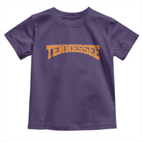 Tennessee Fan Toddler T Shirt Orange Bold Sport State Letters Game Day