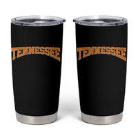 Tennessee Fan Tumbler Cup Orange Bold Sport State Letters Game Day