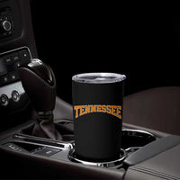 Tennessee Fan Tumbler Cup Orange Bold Sport State Letters Game Day