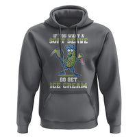 Funny Pickeball Hoodie If You Want A Soft Serve Go Get Ice Cream Paddle - Wonder Print Shop