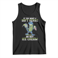 Funny Pickeball Tank Top If You Want A Soft Serve Go Get Ice Cream Paddle - Wonder Print Shop