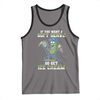 Funny Pickeball Tank Top If You Want A Soft Serve Go Get Ice Cream Paddle - Wonder Print Shop