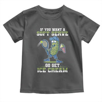 Funny Pickeball Toddler T Shirt If You Want A Soft Serve Go Get Ice Cream Paddle - Wonder Print Shop