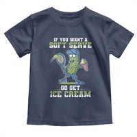 Funny Pickeball Toddler T Shirt If You Want A Soft Serve Go Get Ice Cream Paddle - Wonder Print Shop