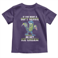 Funny Pickeball Toddler T Shirt If You Want A Soft Serve Go Get Ice Cream Paddle - Wonder Print Shop