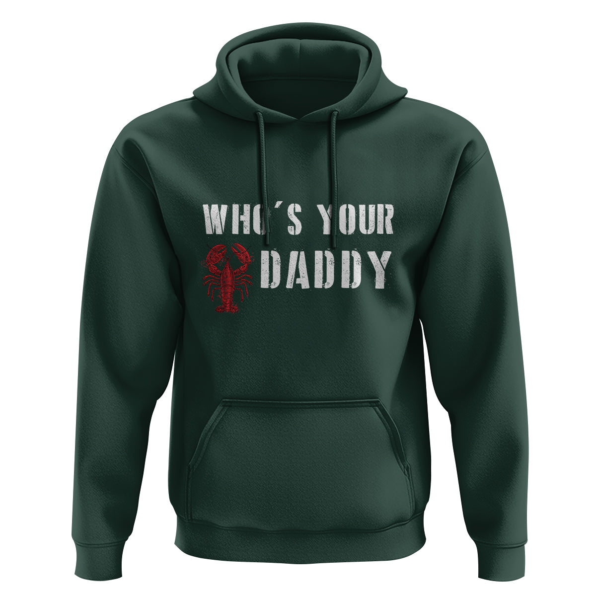 Funny Crawfish Hoodie Who's Your Craw Daddy Vintage Gift For Men - Wonder Print Shop