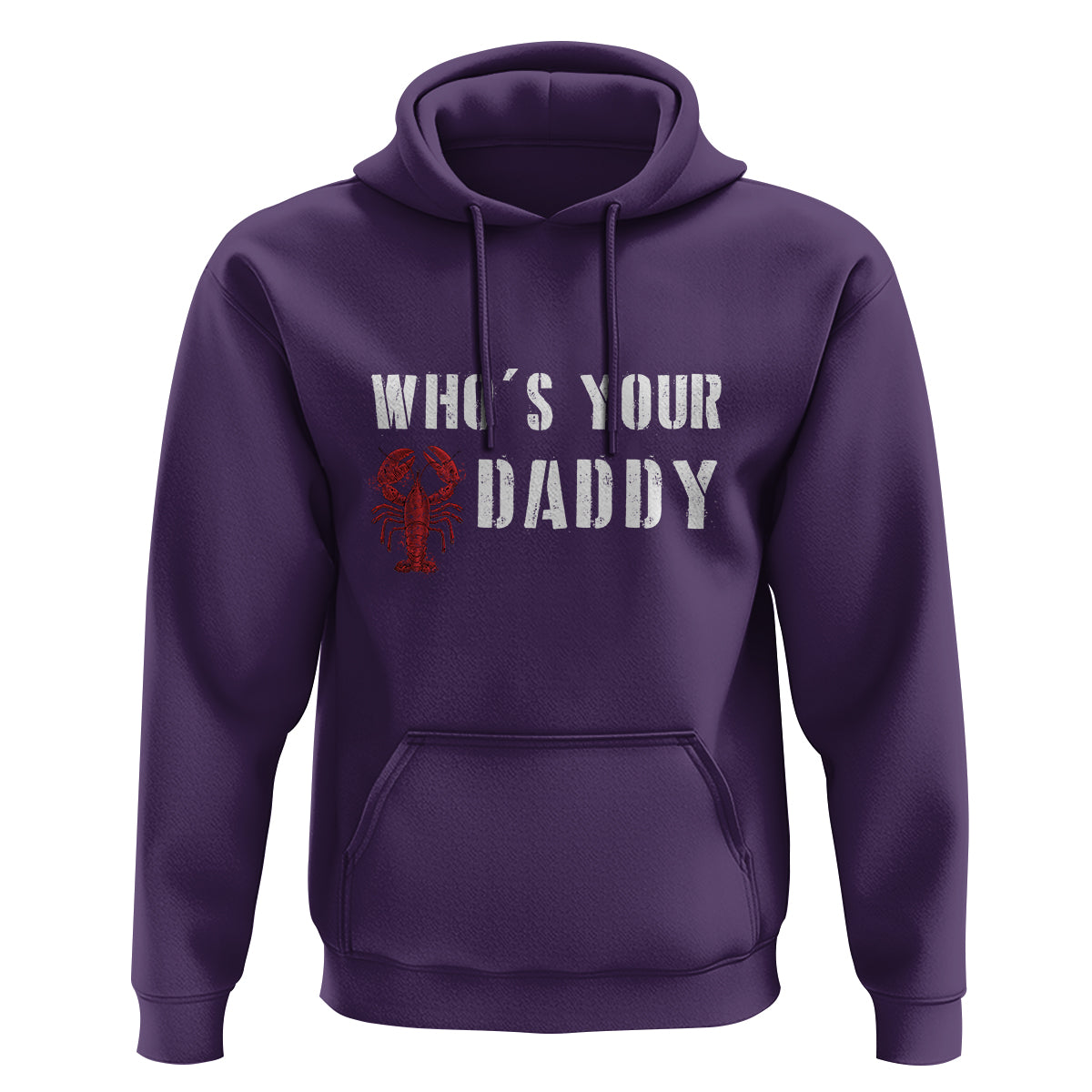 Funny Crawfish Hoodie Who's Your Craw Daddy Vintage Gift For Men - Wonder Print Shop