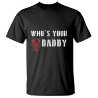 Funny Crawfish T Shirt Who's Your Craw Daddy Vintage Gift For Men - Wonder Print Shop