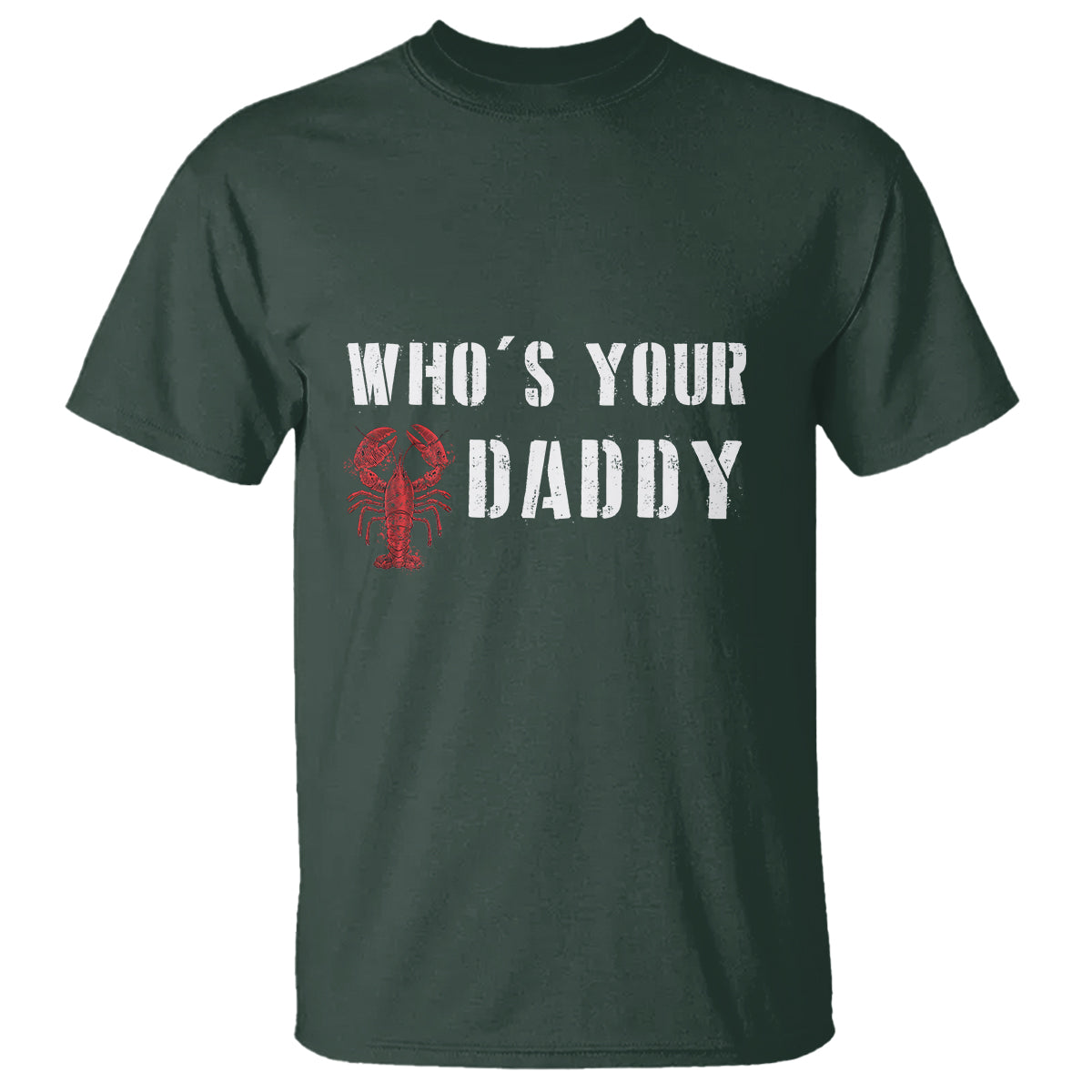 Funny Crawfish T Shirt Who's Your Craw Daddy Vintage Gift For Men - Wonder Print Shop
