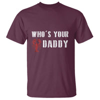Funny Crawfish T Shirt Who's Your Craw Daddy Vintage Gift For Men - Wonder Print Shop