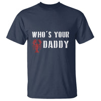 Funny Crawfish T Shirt Who's Your Craw Daddy Vintage Gift For Men - Wonder Print Shop