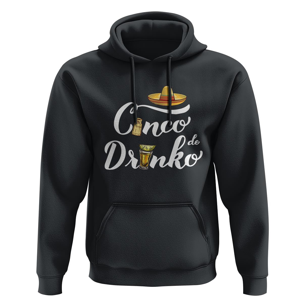 Cinco De Mayo Funny Drinking Hoodie Cinco De Drinko Men Women Tequila - Wonder Print Shop