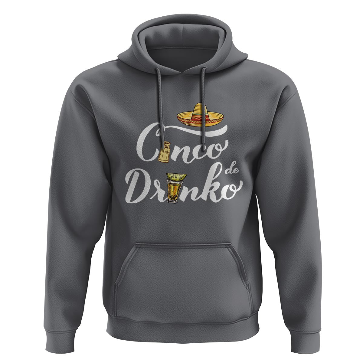 Cinco De Mayo Funny Drinking Hoodie Cinco De Drinko Men Women Tequila - Wonder Print Shop