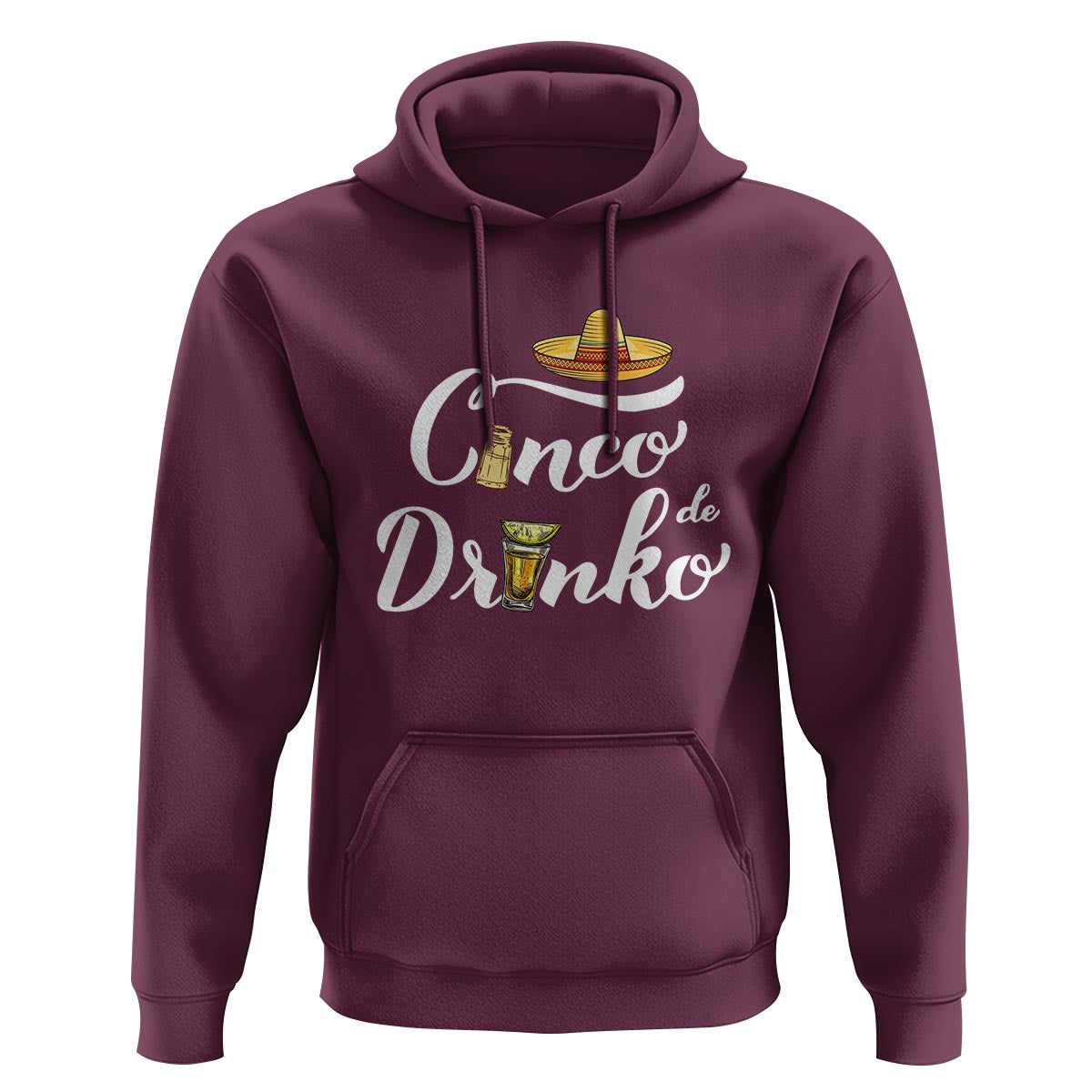 Cinco De Mayo Funny Drinking Hoodie Cinco De Drinko Men Women Tequila - Wonder Print Shop