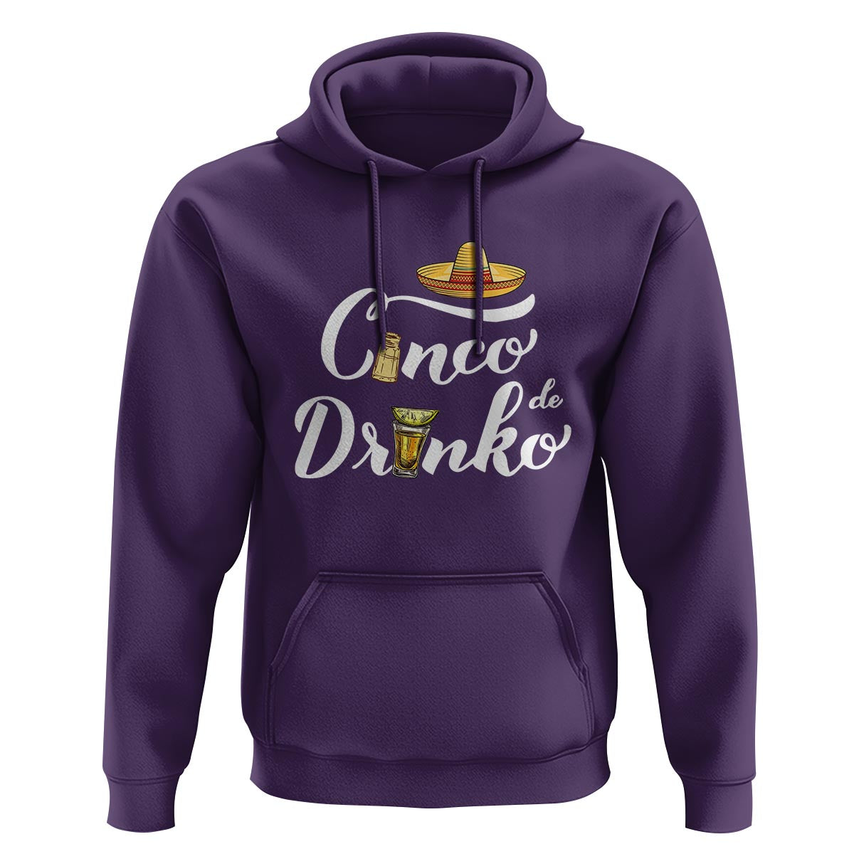 Cinco De Mayo Funny Drinking Hoodie Cinco De Drinko Men Women Tequila - Wonder Print Shop